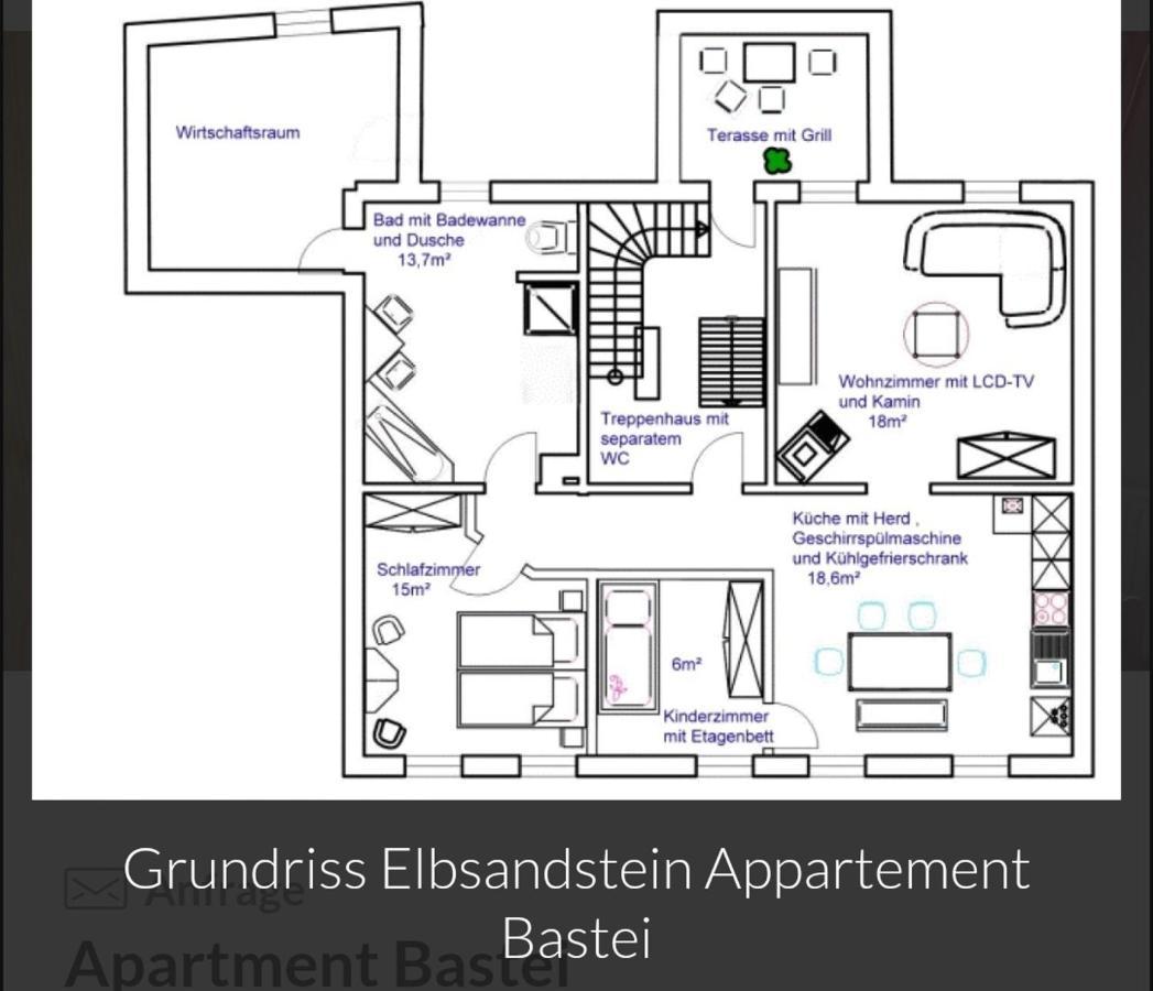 Guesthouse Elbsandstein App. Bastei Rathmannsdorf Extérieur photo